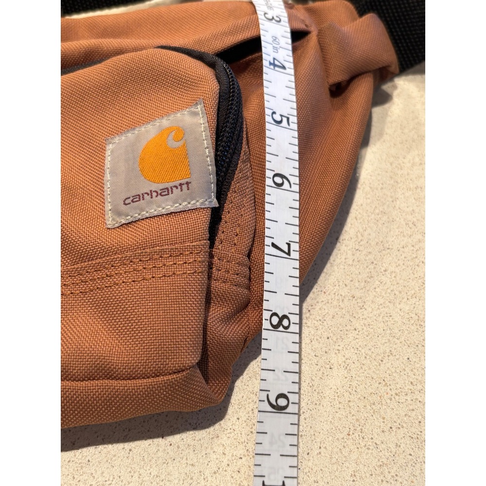 Carhartt Men Brown Canvas Waist Pack Fanny Pack Hip Bag Adjustable Strap - Picture 15 of 15